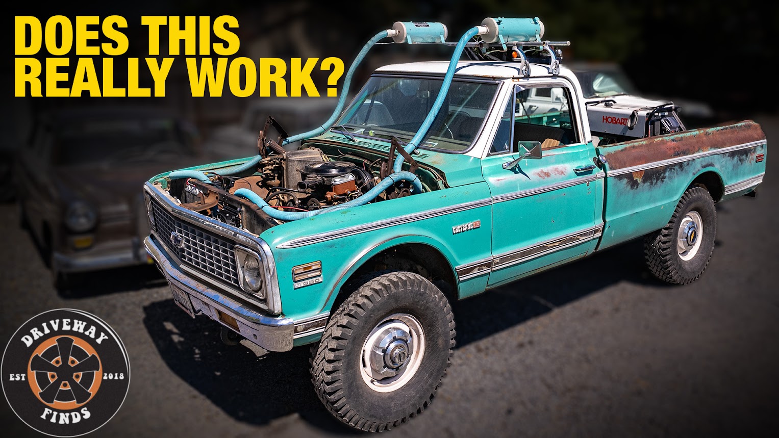 Exploring the Air-Cooled Chevy Small-Block Experiment on Driveway Finds