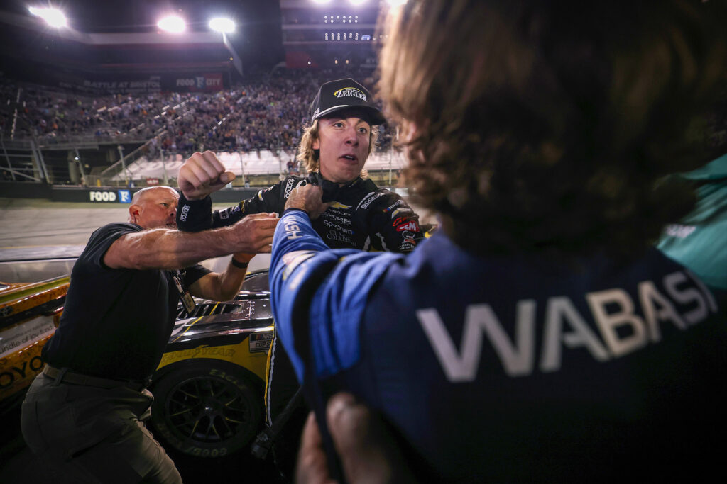 In This Corner: NASCAR Racer Carson Hocevar, and His Merchandise Trailer
